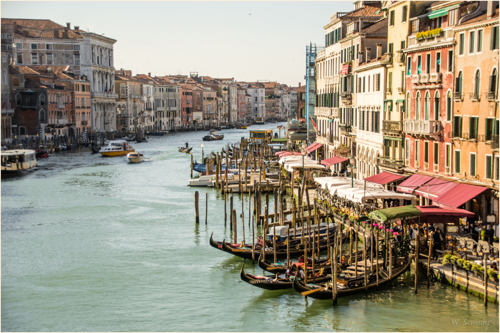 Blick in den Canal Grande, Venedig