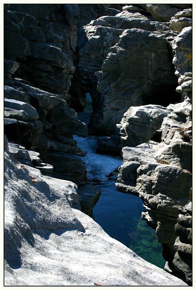 Blick in den "Canyon" der Maggia