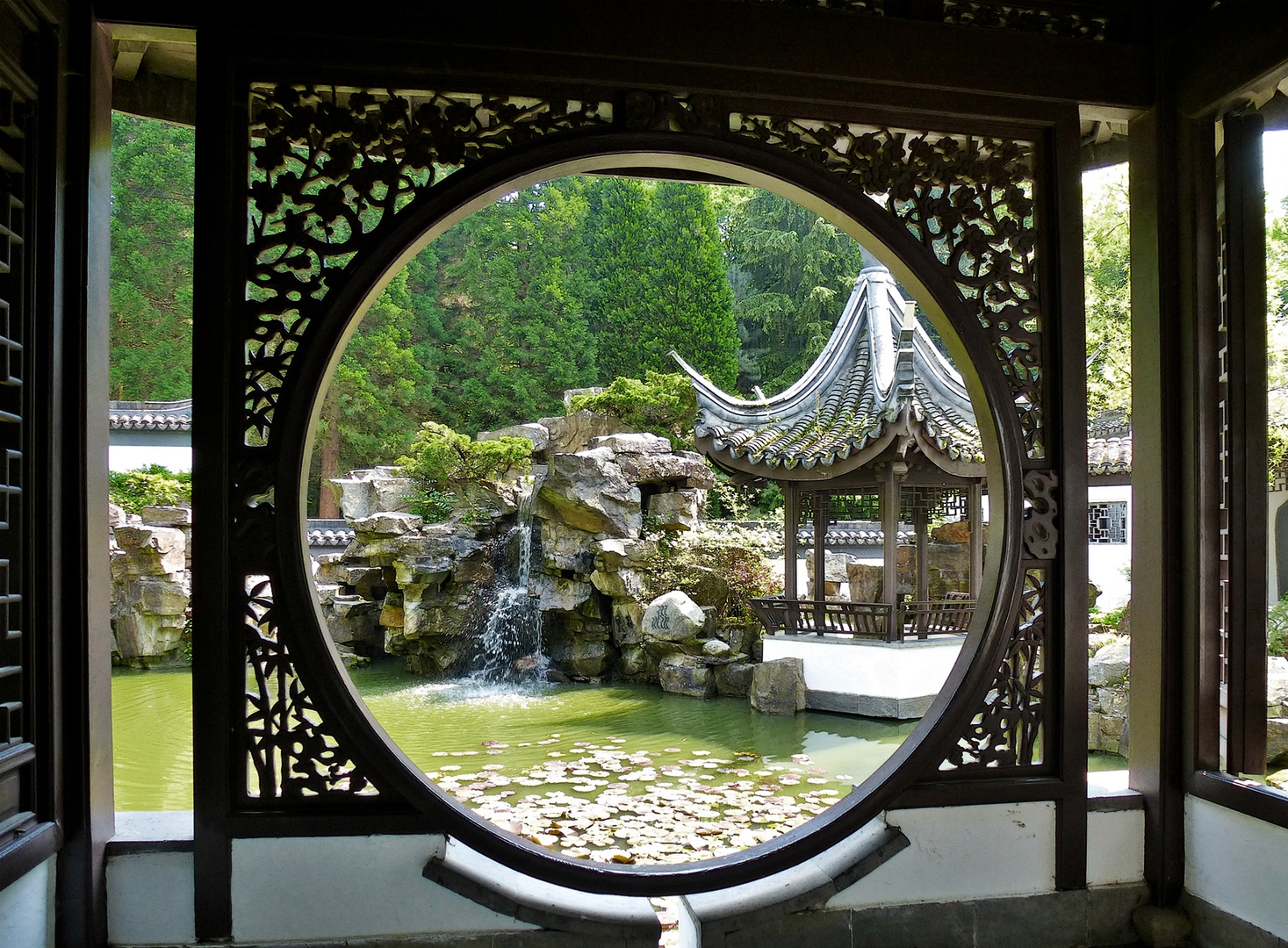 Blick in den chinesischen Garten