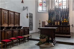 Blick in den Chor - Klosterkirche Burg Ehrenstein