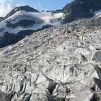 Blick in den Feegletscher