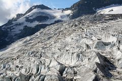 Blick in den Feegletscher