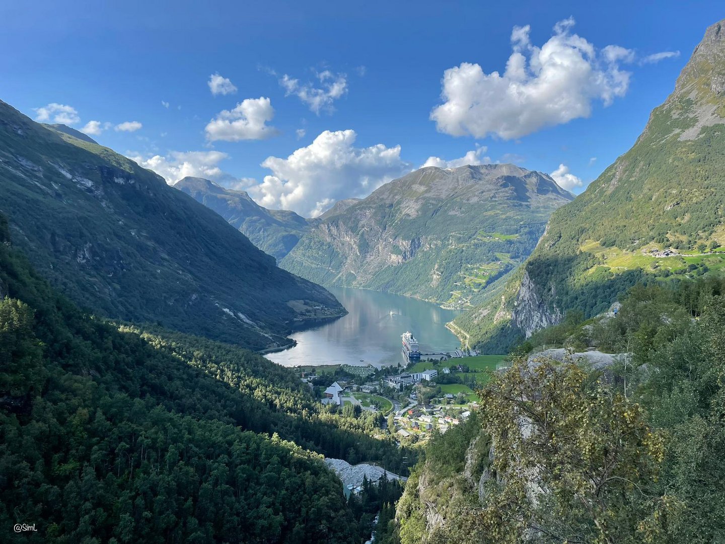 Blick in den Fjord