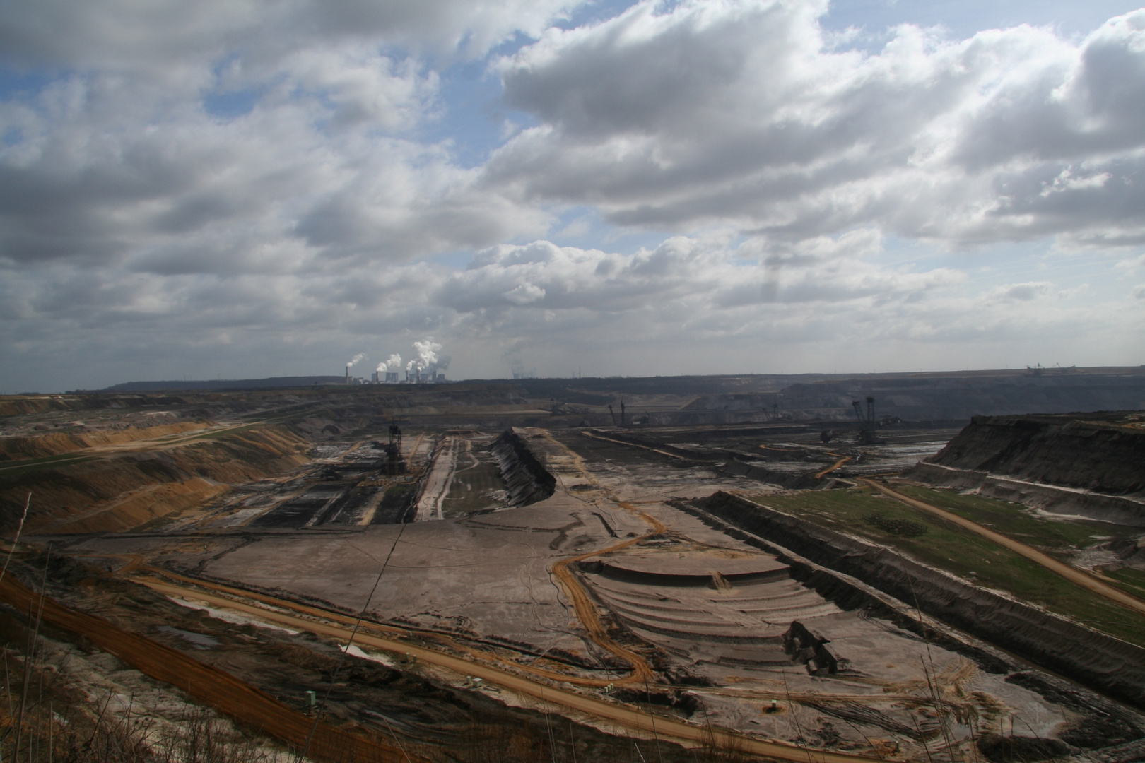 Blick in den Garzweiler Tagebau