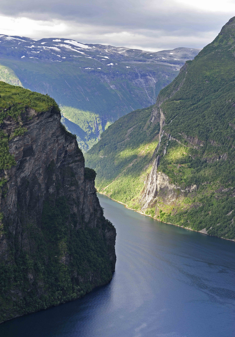 Blick in den Geiranger-Fjord