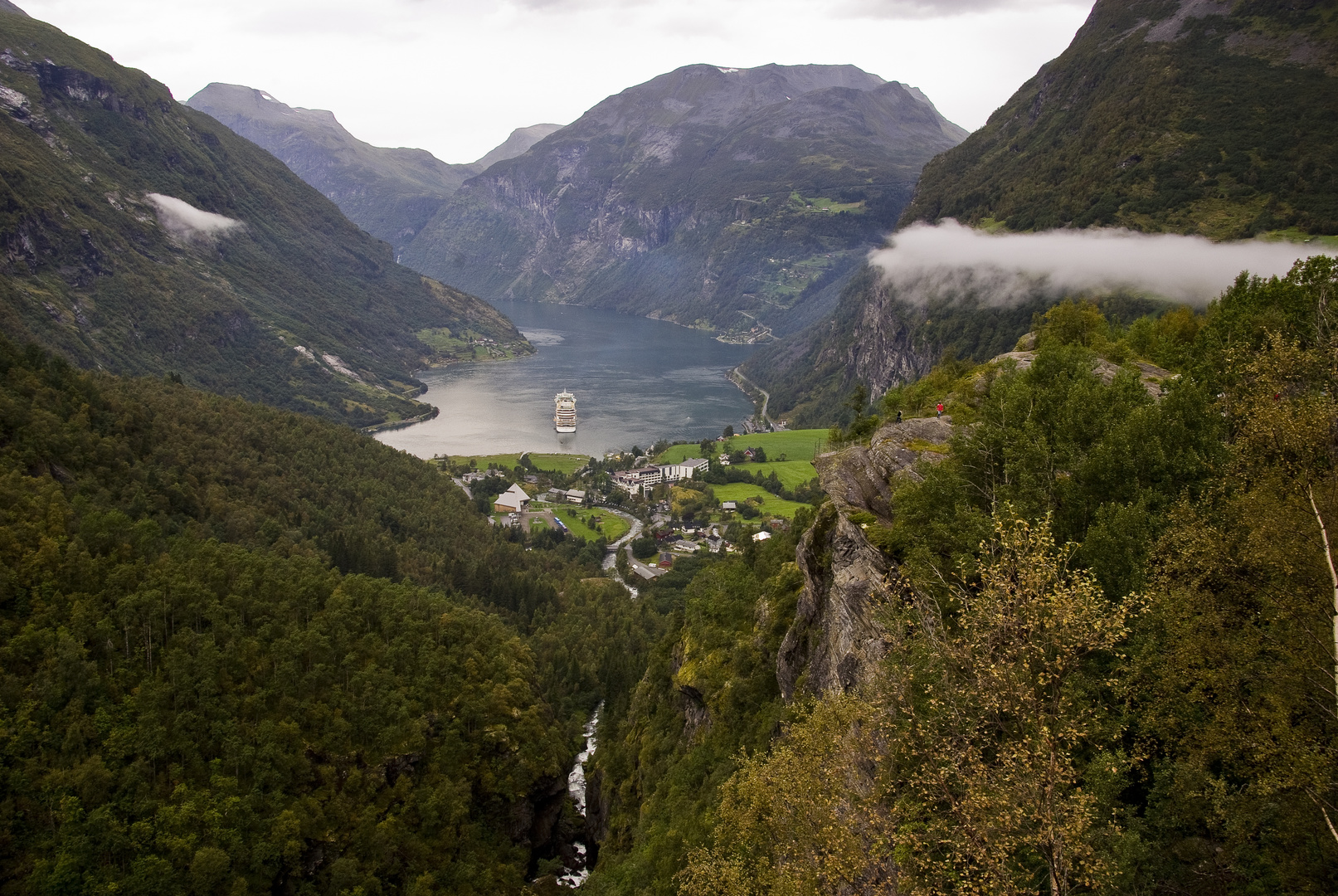 Blick in den Geirangerfjord