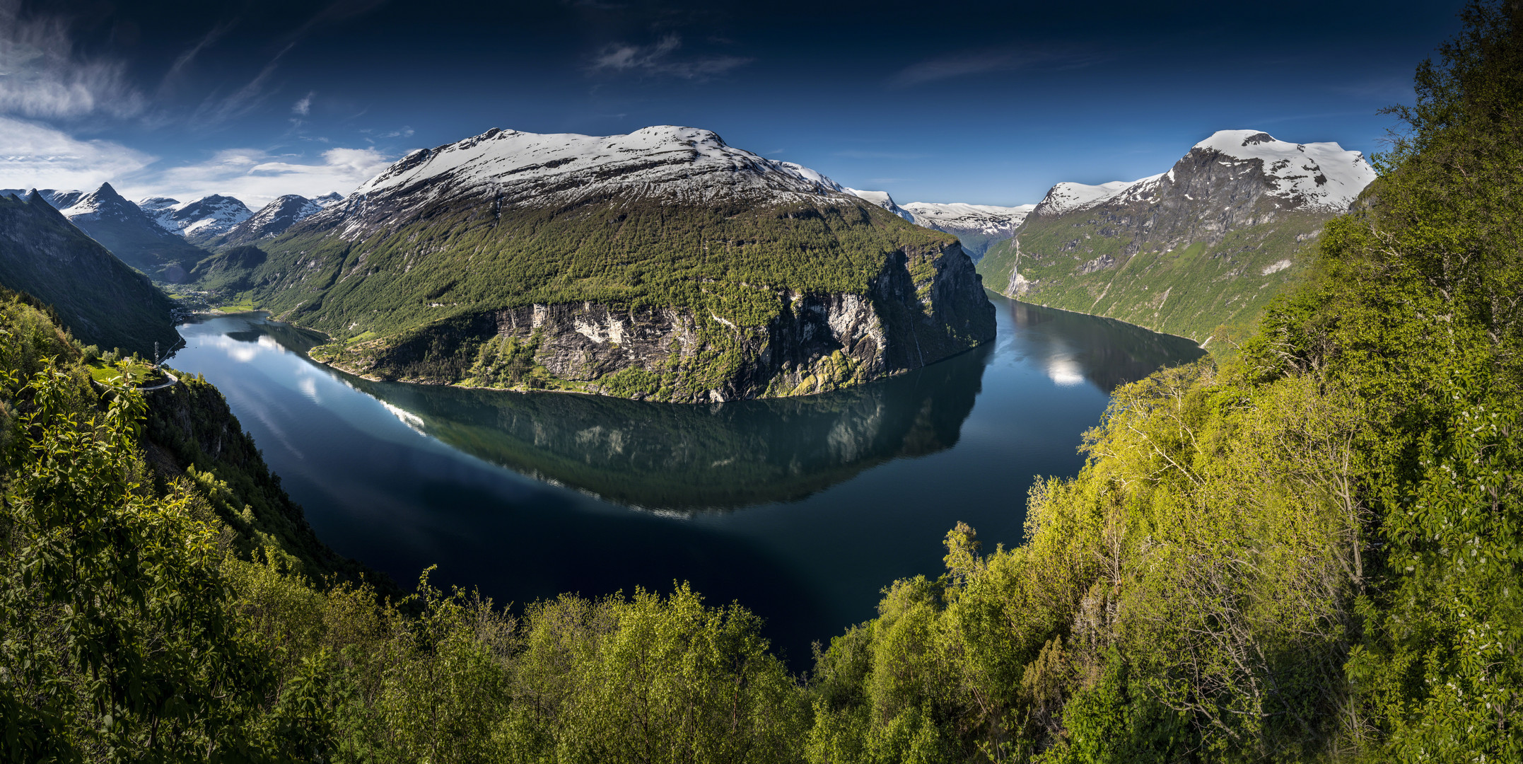 Blick in den Geirangerfjord