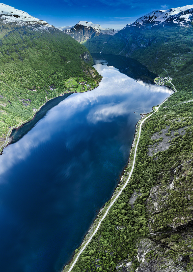 Blick in den Geirangerfjord