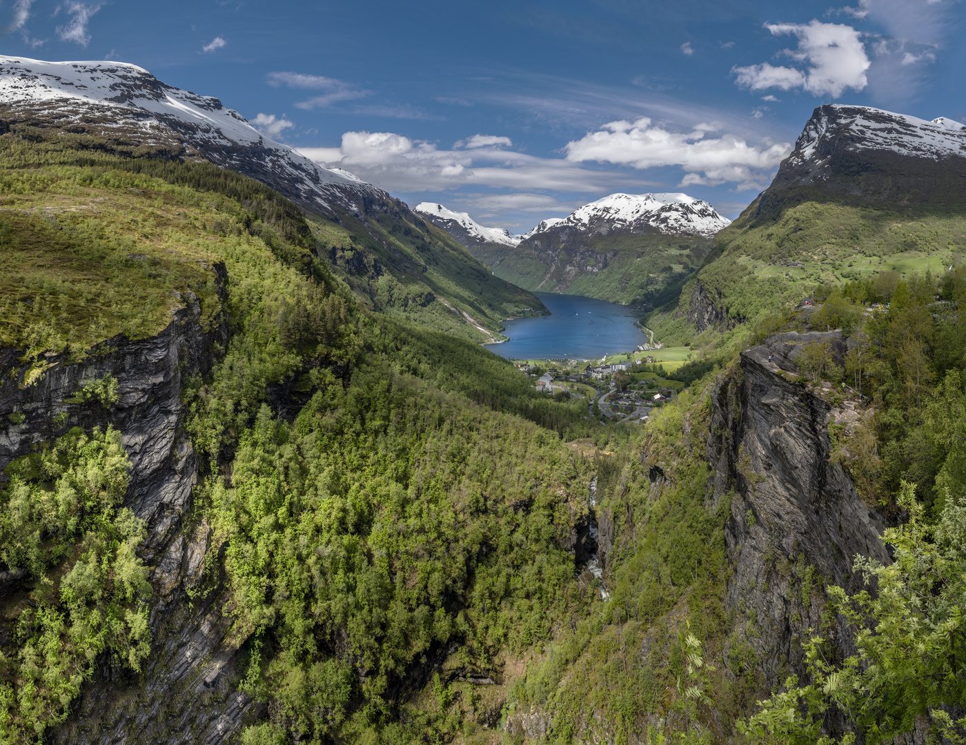 Blick in den Geirangerfjord