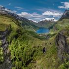 Blick in den Geirangerfjord