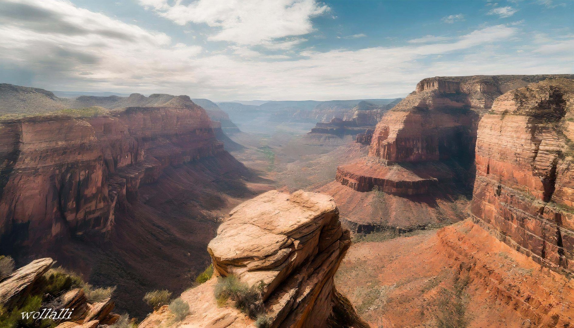 Blick in den Grand Canyon (KI)