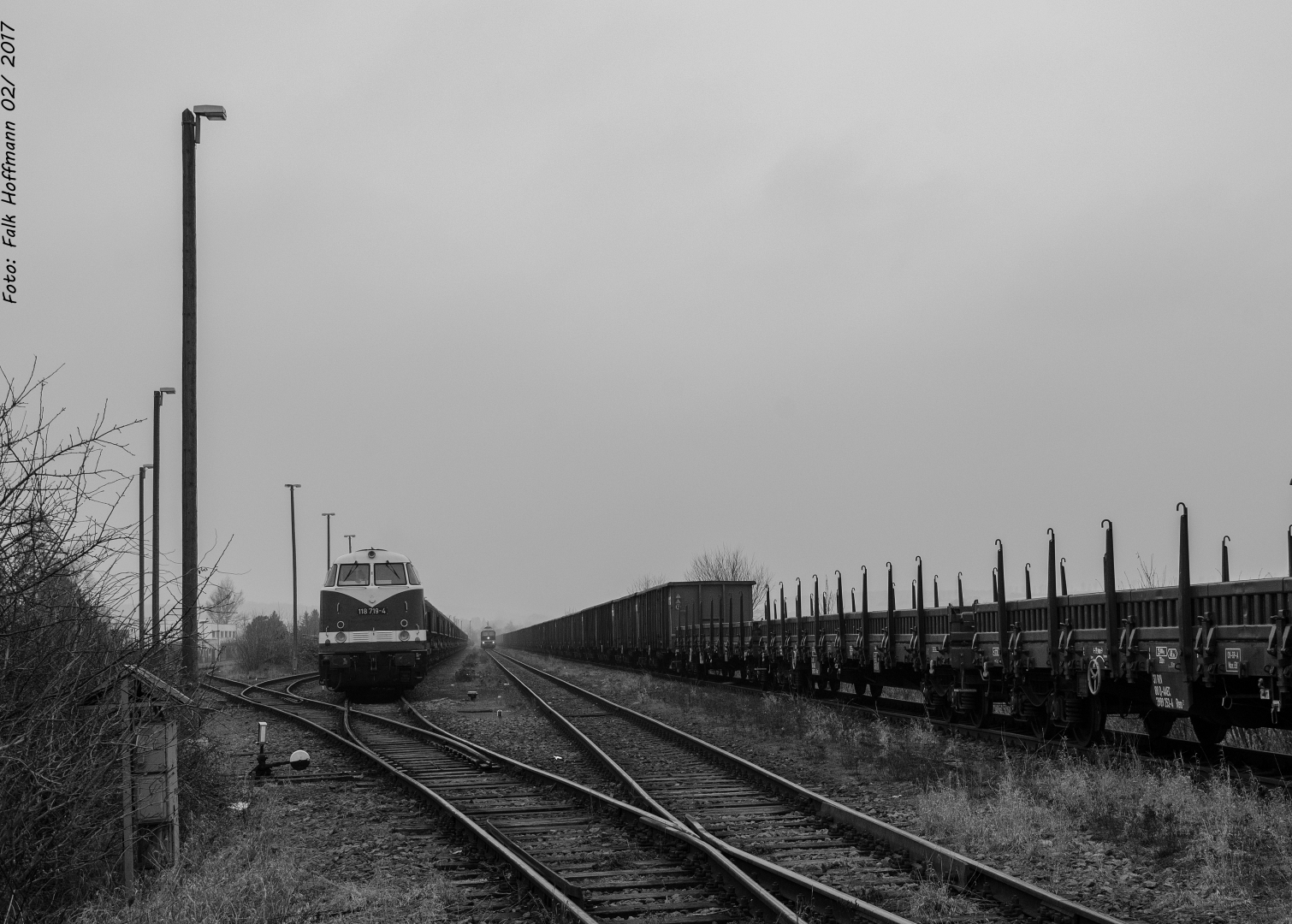 Blick in den Güterbahnhof