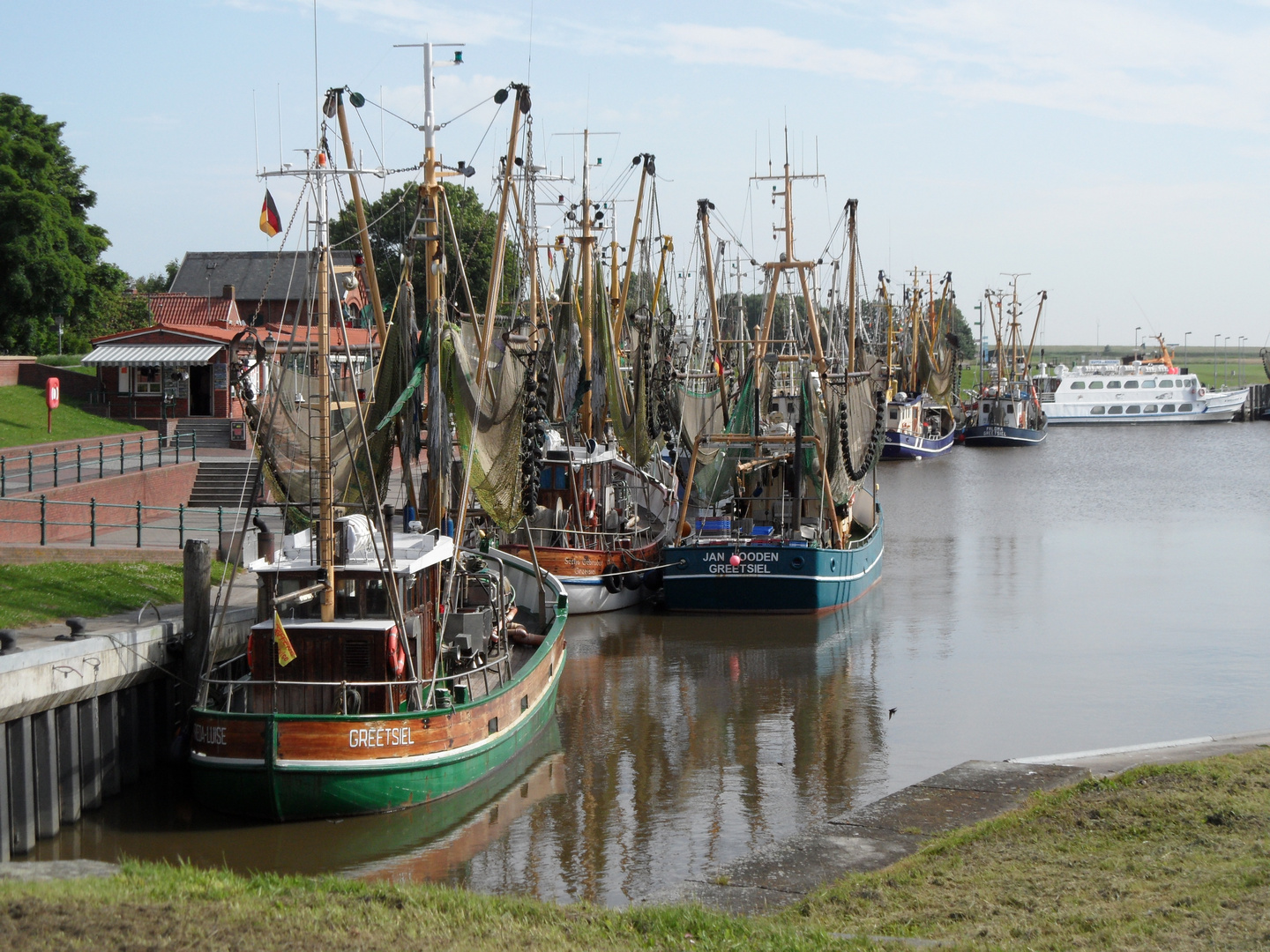 Blick in den Hafen von Greetsiel,Ostfriesland