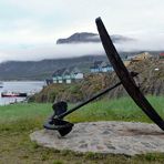 Blick in den Hafen von Sisimiut