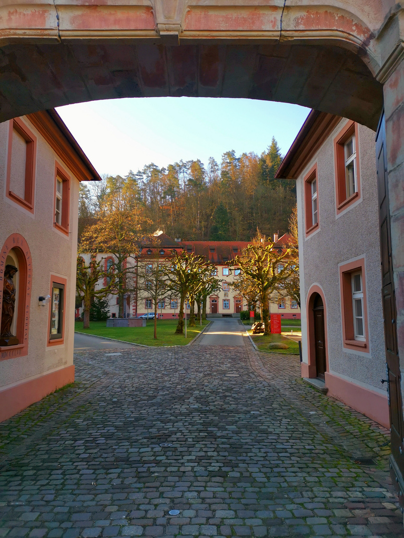 Blick in den Hof vom Kloster Lichtenthal