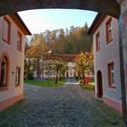 Blick in den Hof vom Kloster Lichtenthal