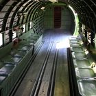 Blick in den Innenraum der Douglas DC 3 (C-47 Dakota) der ROYAL JORDAN AIRFORCE