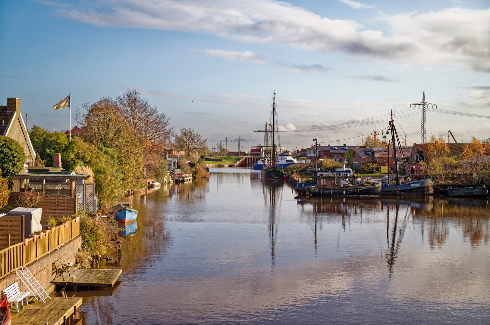 Blick in den kleinen Hafen........