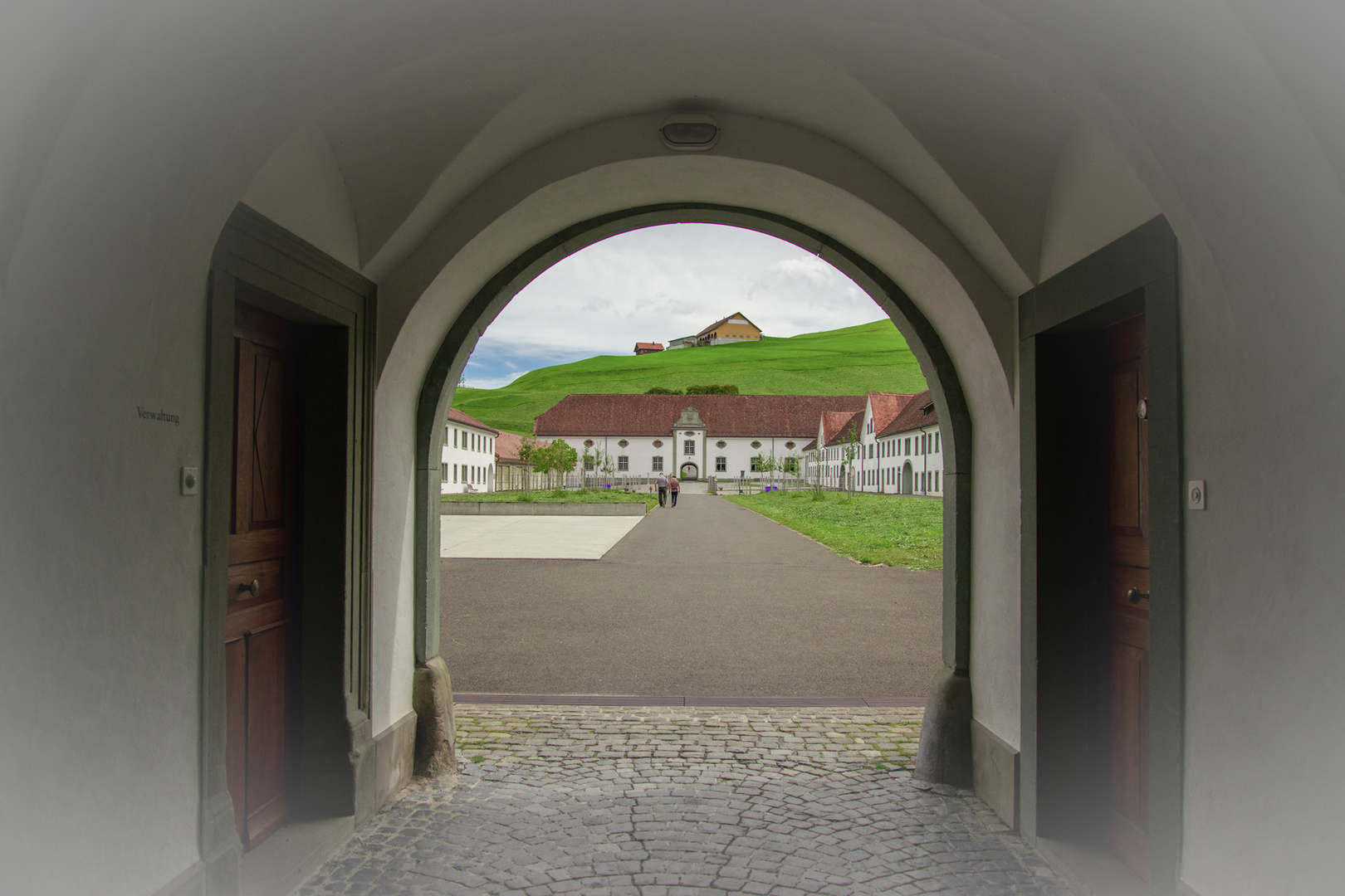 Blick in den Klosterhof