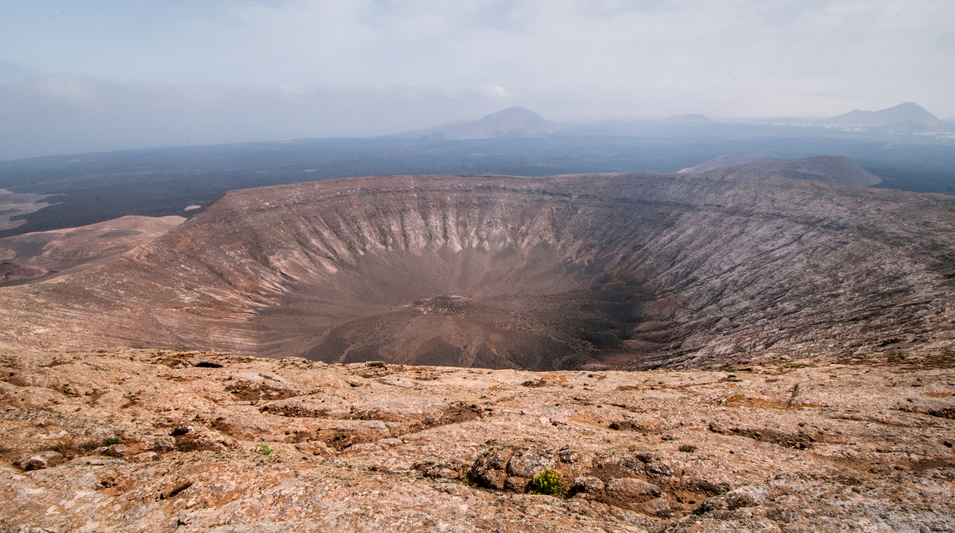 Blick in den Krater - Caldera Blanca