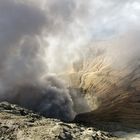 Blick in den Krater des Bromo