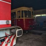 Blick in den Lokschuppen der Museusmabahn Tisovec - Pohronská Polhora