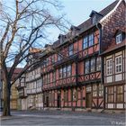 Blick in den Marktkirchhof in Quedlinburg