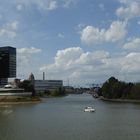 Blick in den Medienhafen Düsseldorf