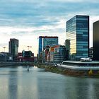 Blick in den Medienhafen Düsseldorf