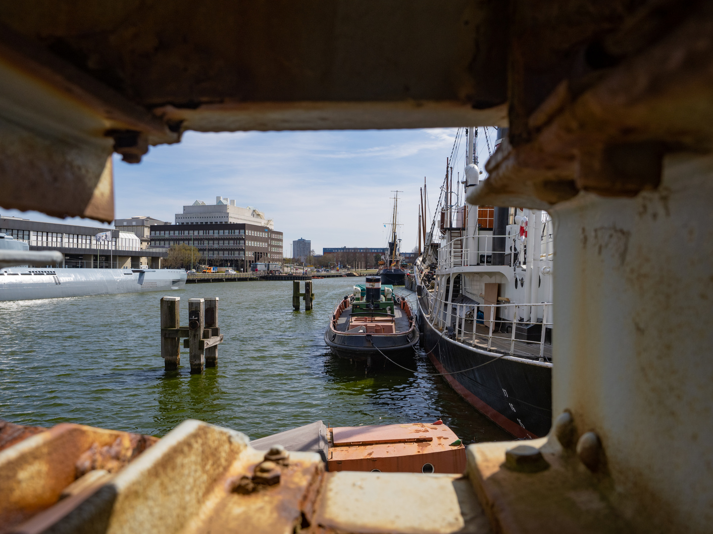 Blick in den Museumshafen