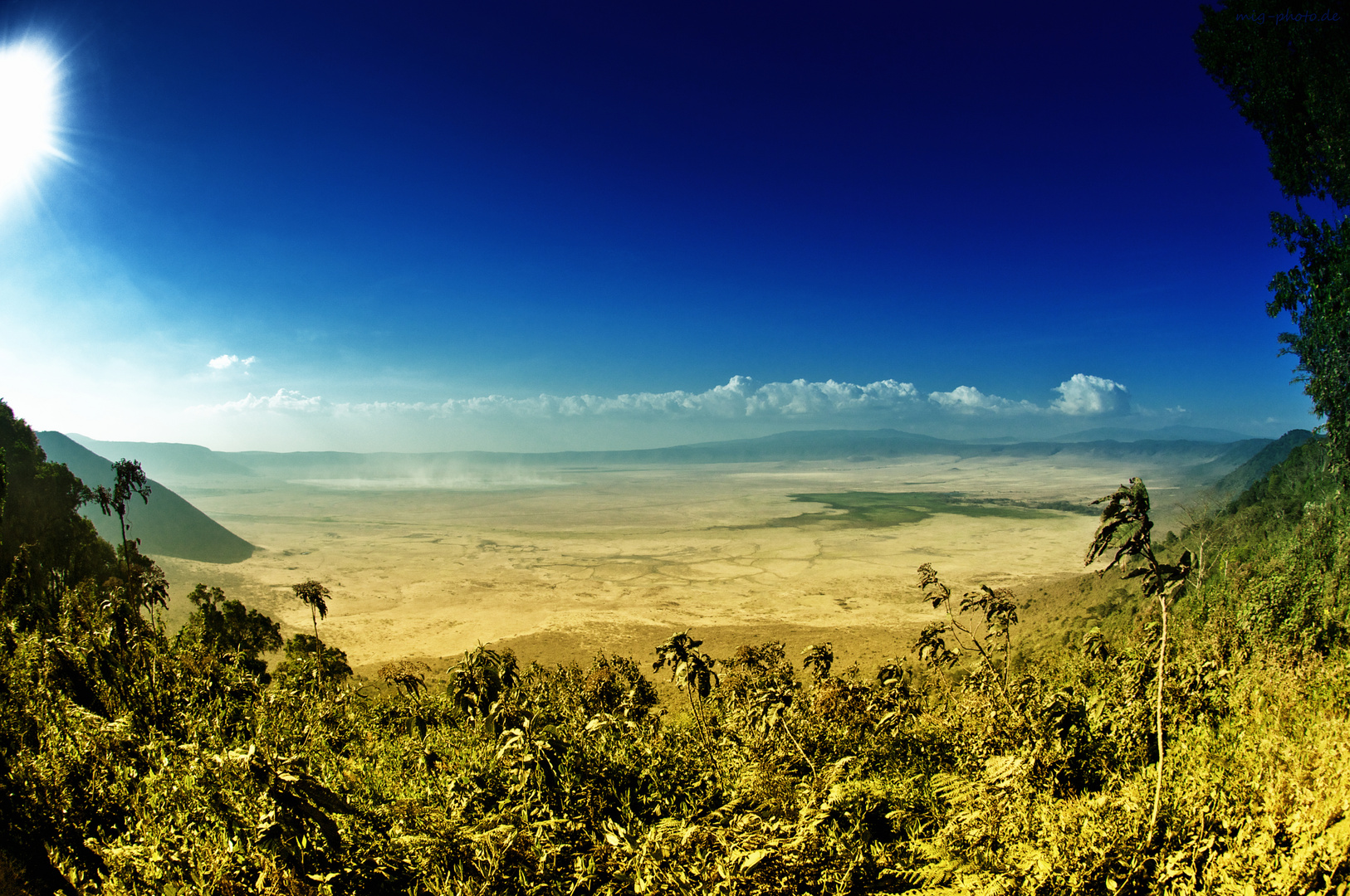 Blick in den Ngorongoro-Krater