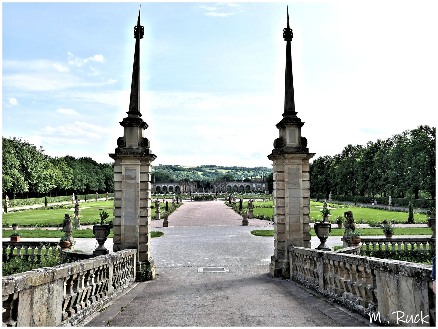 Blick in den Schloss Garten ,