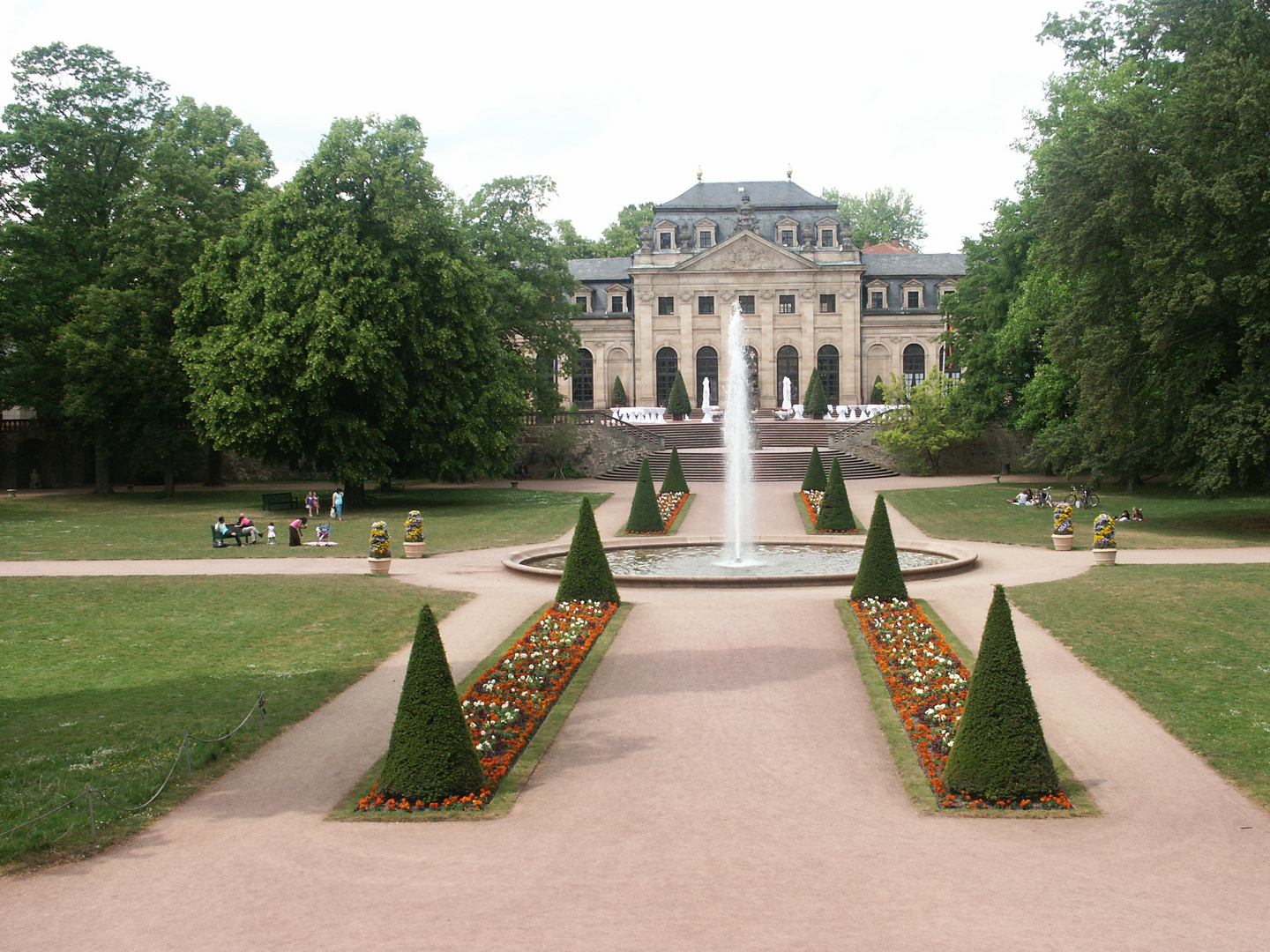 Blick in den Schlossgarten