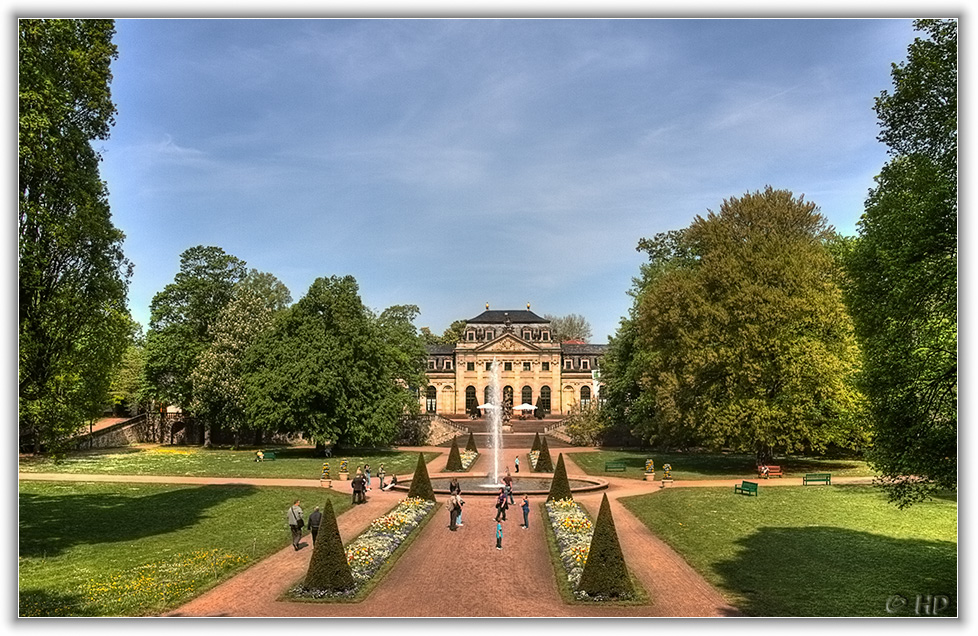 Blick in den Schloßgarten