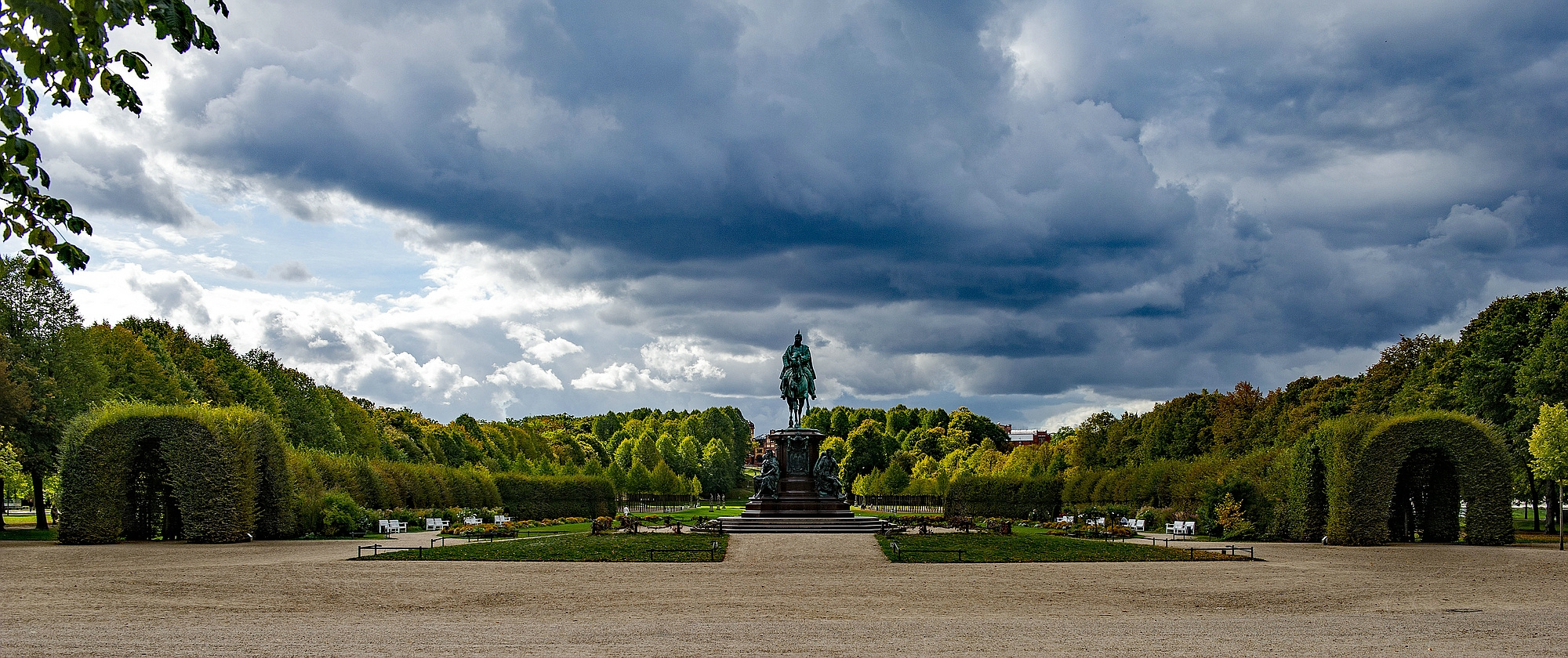 Blick in den Schloßpark