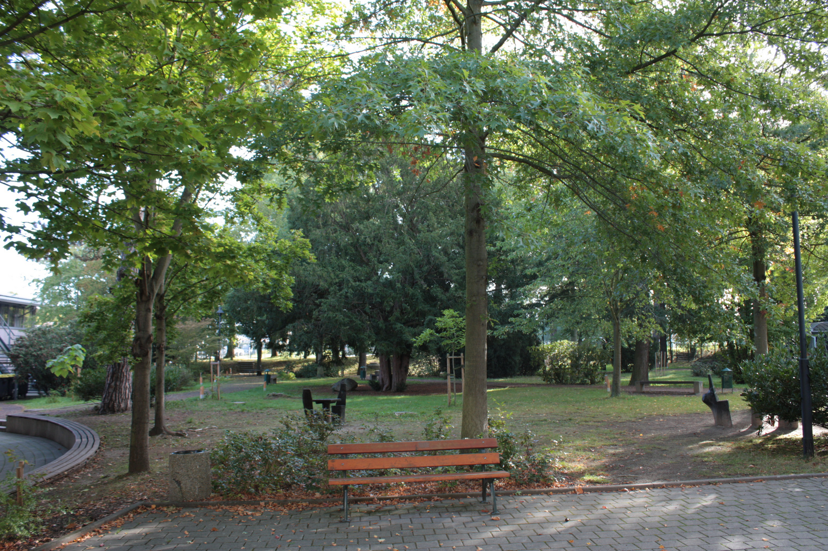 Blick in den Schulhof