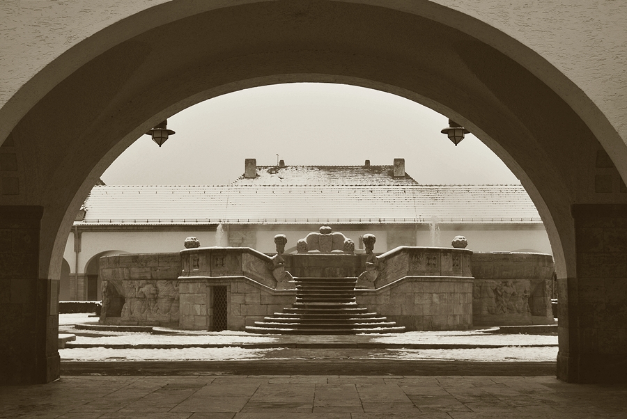 Blick in den Sprudelhof