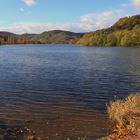 Blick in den Stau der Labe(Elbe) in Böhmen von Sebuzin aus...