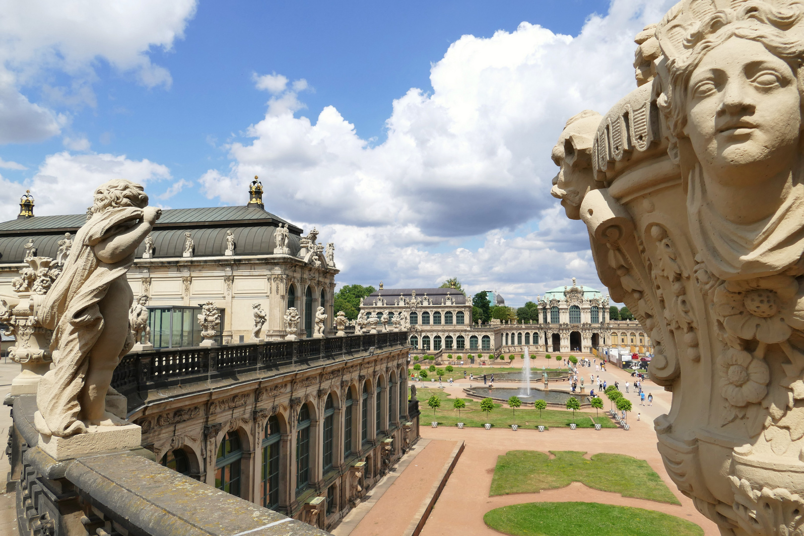 Blick in den Zwinger