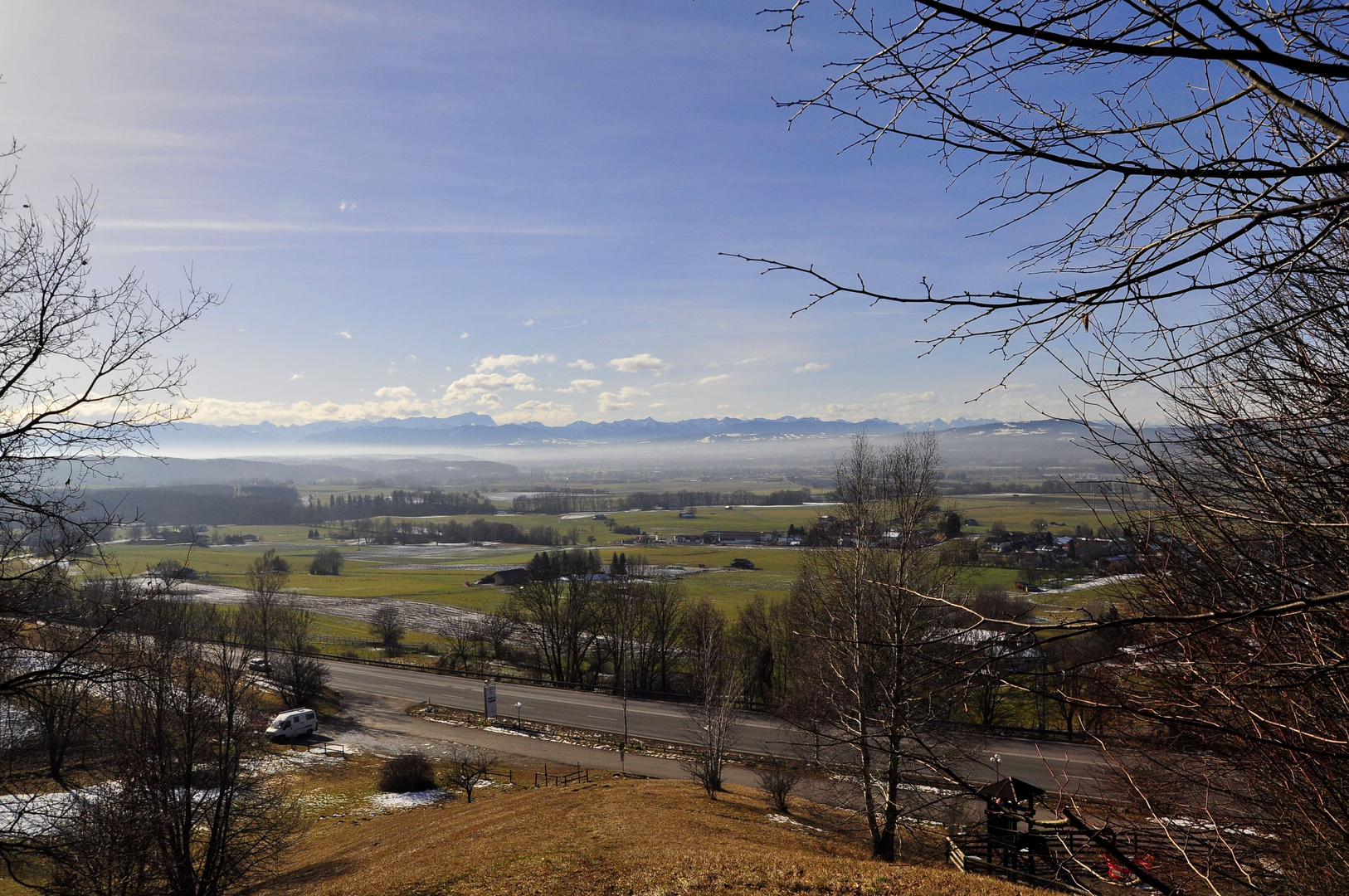 Blick in die Alpen