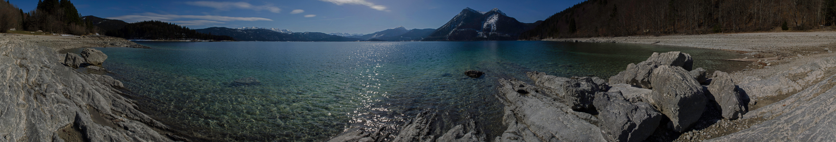 Blick in die Alpen