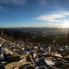 Blick in die Alpen vom Plöckenstein