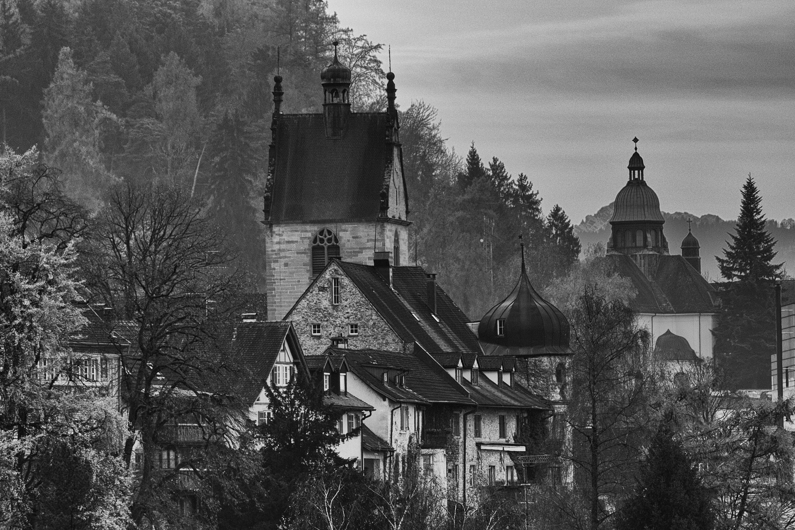 Blick in die Altstadt von Bregenz