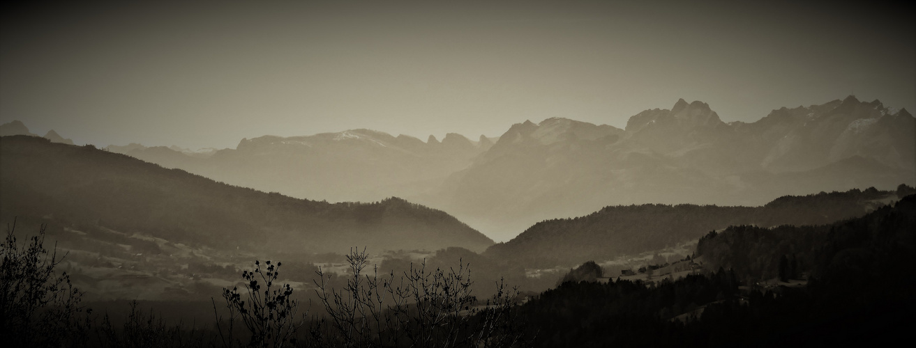 Blick in die Appenzeller Berge