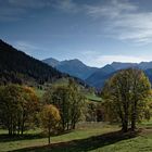 Blick in die Berge am Prinz-Max-Weg