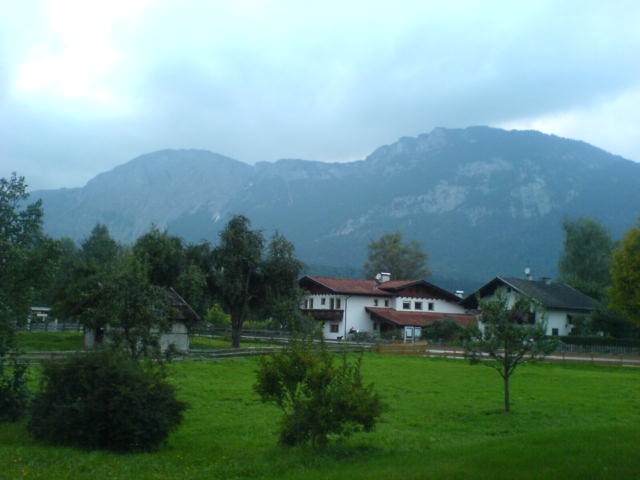 Blick in die Berge von Kirchbichl aus