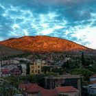 Blick in die Berge von Mostar