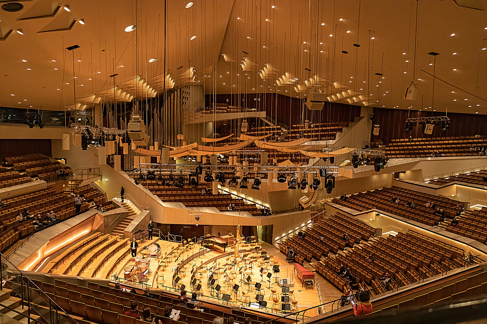 Blick in die Berliner Philharmonie