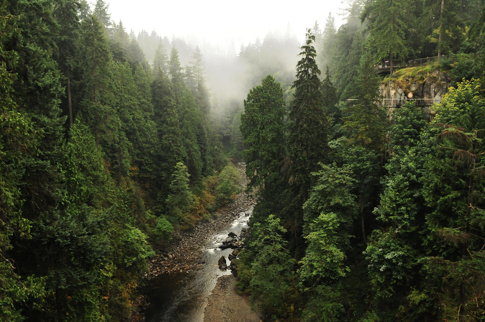 Blick in die Capillanoschlucht