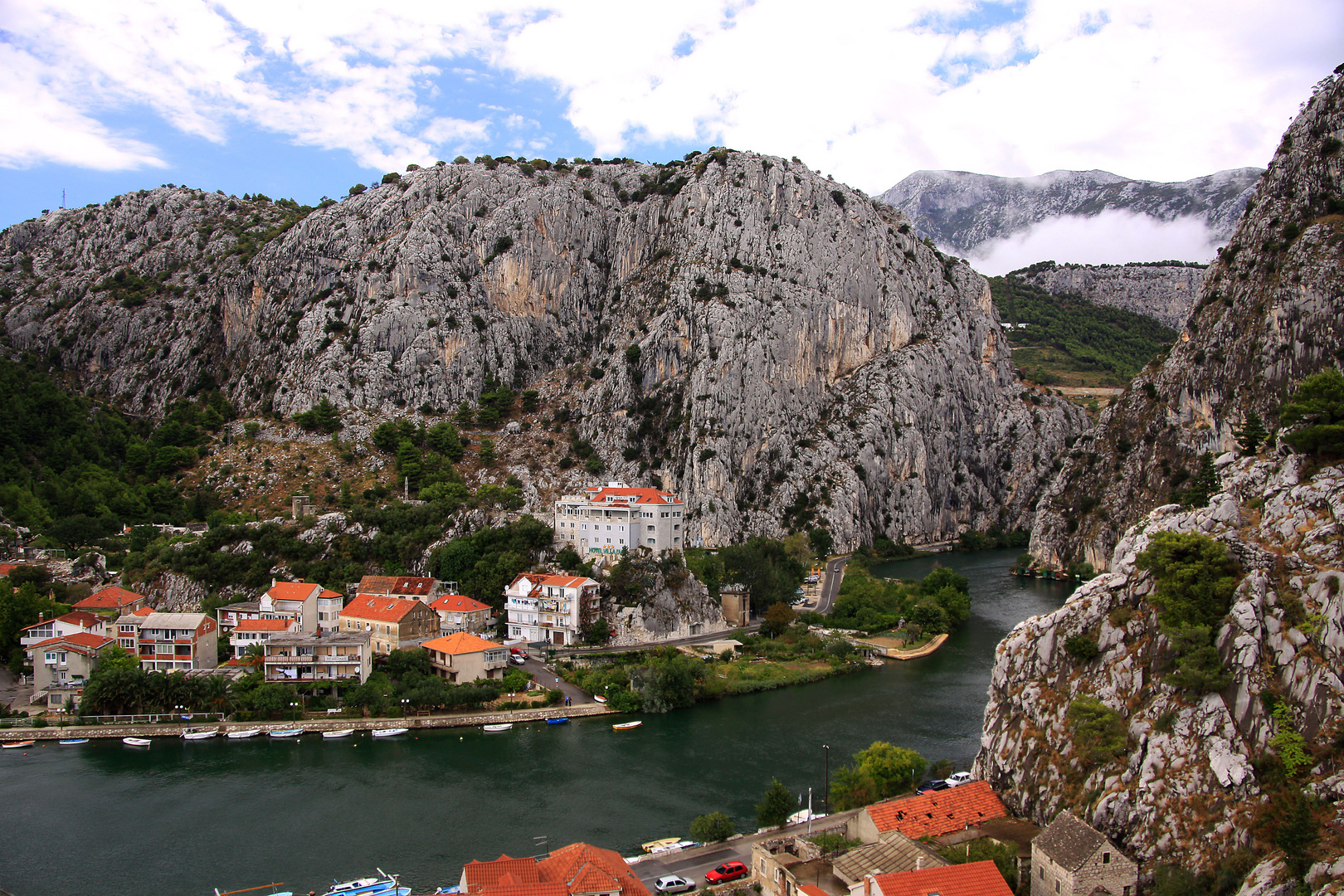 Blick in die Cetina-Schlucht